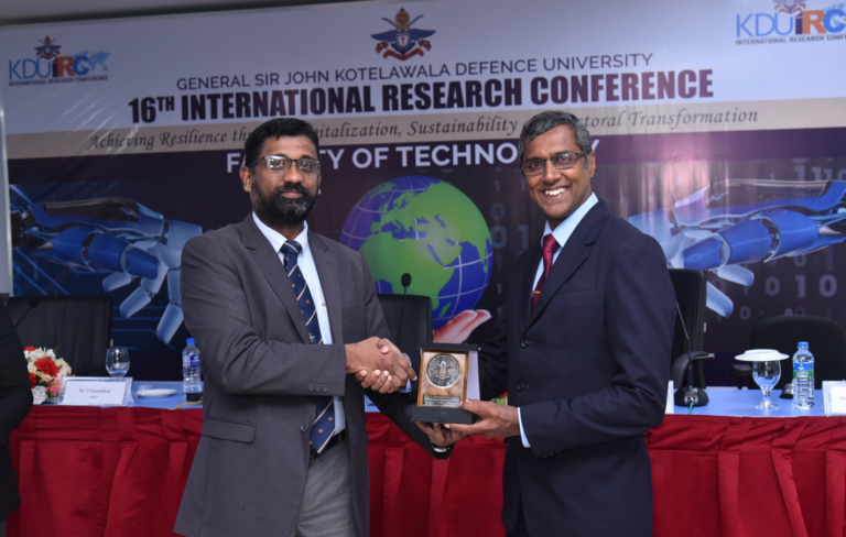 The 16th International Research Conference (IRC) of the General Sir John Kotelawala Defence University (KDU)
